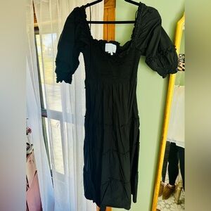 Hill House black nesli dress